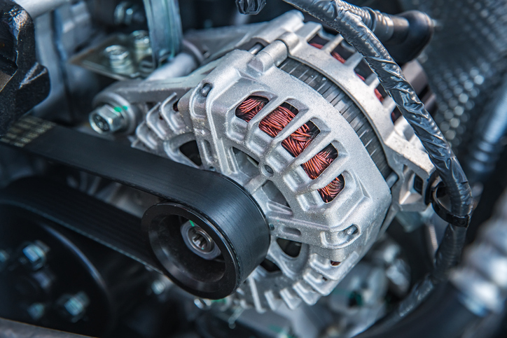 An image of a car alternator